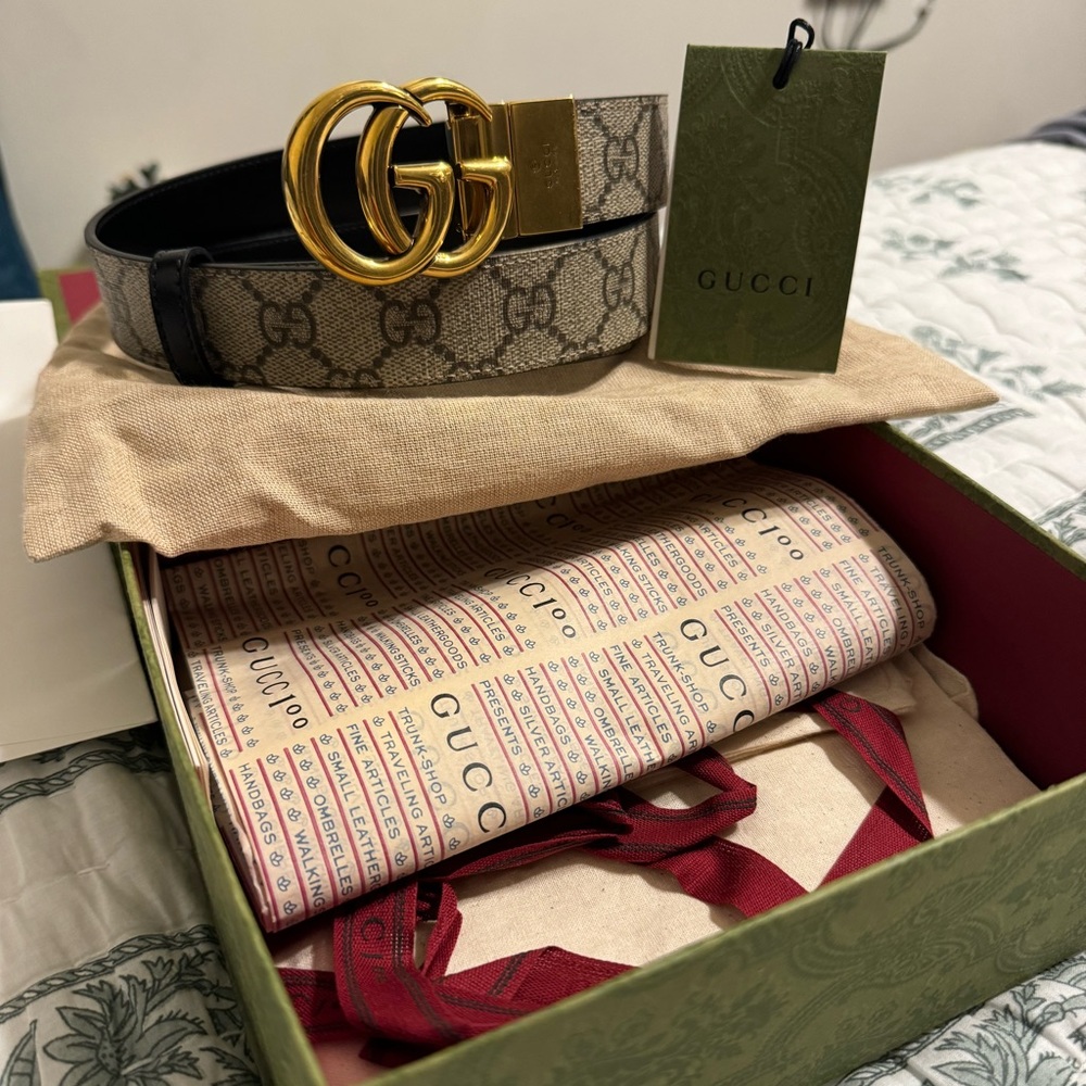 NWT Authentic Reversible Gucci Belt